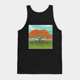 Flamboyan Tree Tank Top